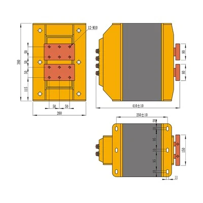 6000J 800V Hochfrequenz-Schweißtransformator Schweißtransformator